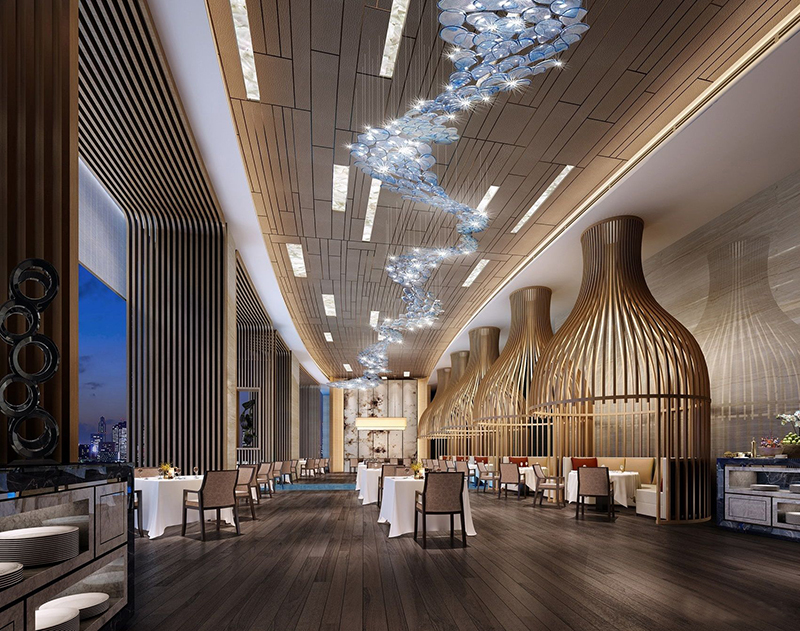 五星級自助餐廳裝修有什么標準？