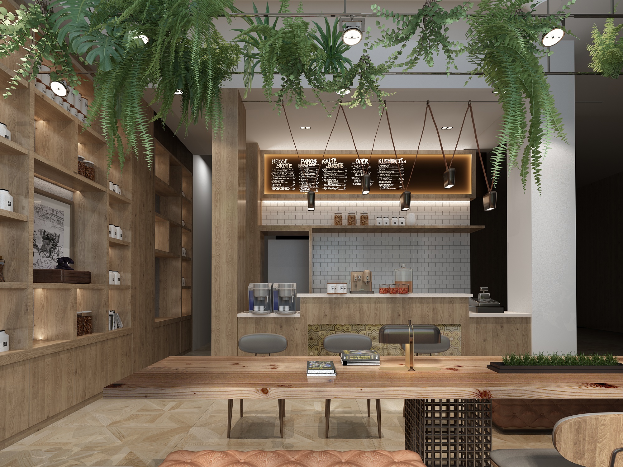 別有風味的咖啡館裝修設(shè)計效果圖