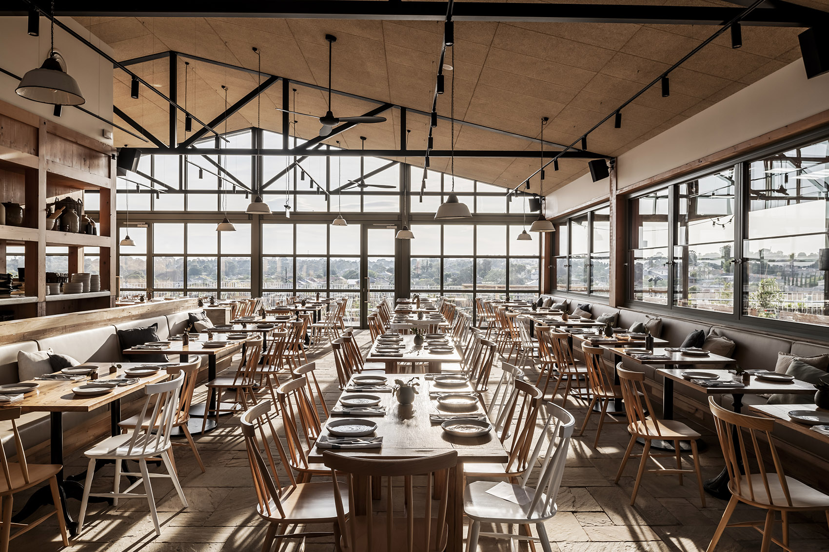 網(wǎng)紅有機餐廳裝修設計效果圖