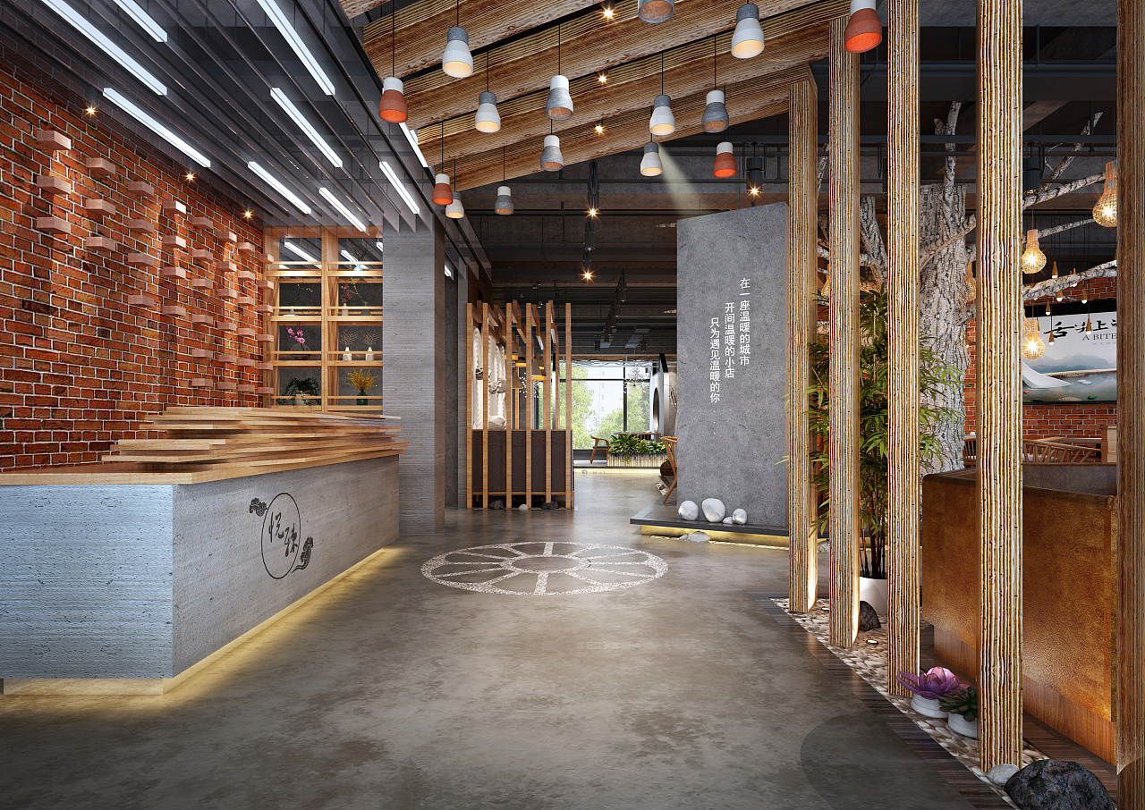 成都火鍋店裝修設計效果圖