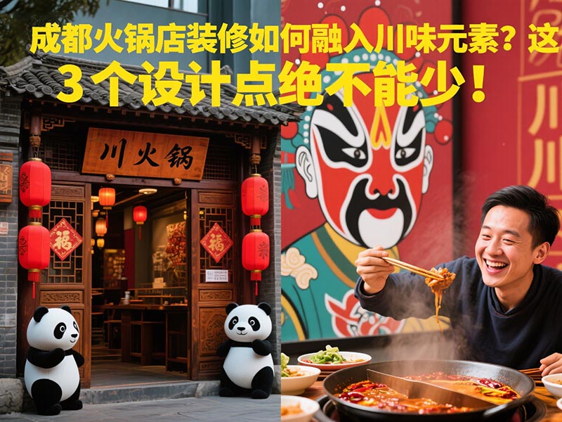 成都火鍋店裝修如何融入川味元素?這 3 個設計點絕不能少!