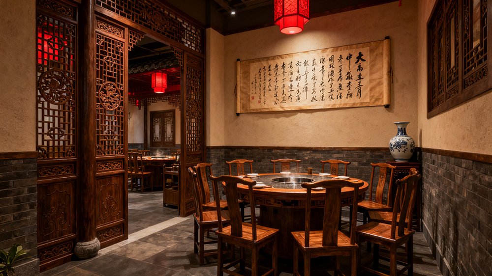 中式風格火鍋店