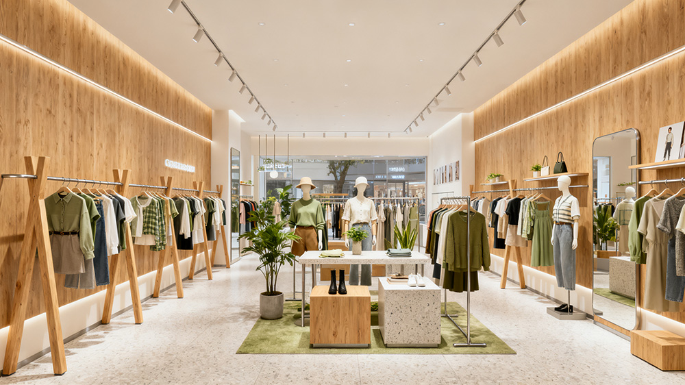 現代簡約風女裝店